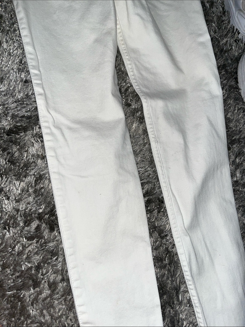 Hollister White Stretch Skinny Jeans - Picture 8 of 9